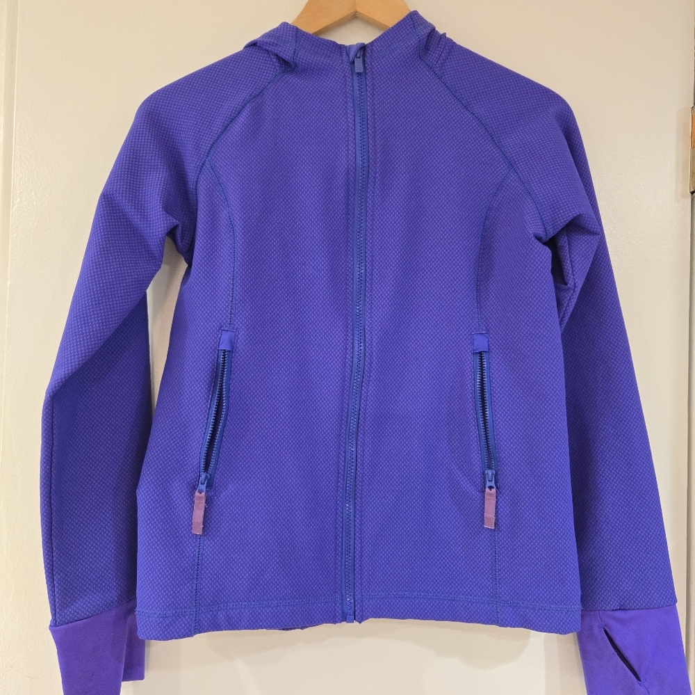 All in motion women's fitness jacket purple size large